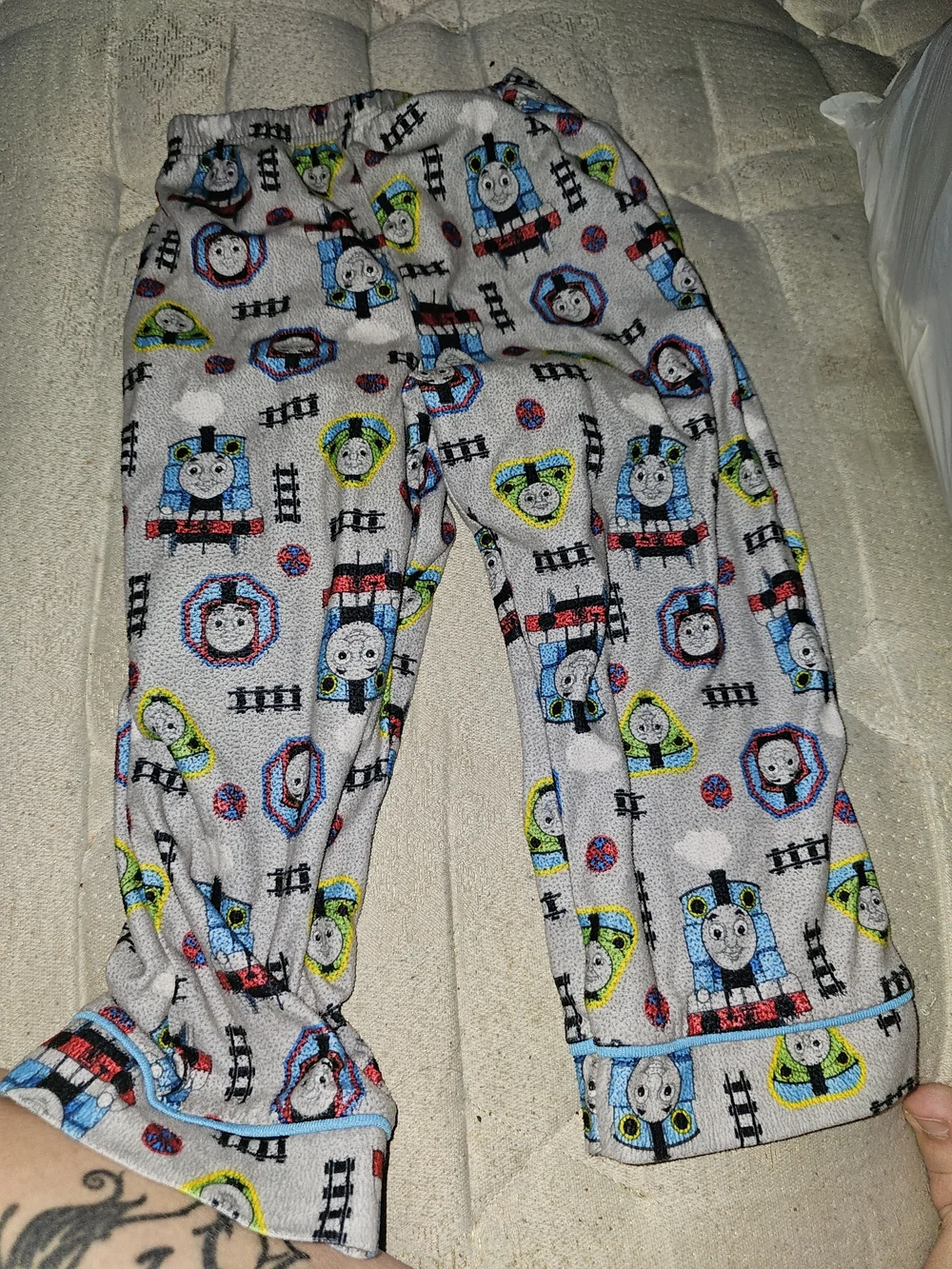 Thomas & Friends Blue, Red & Yellow Train Print Pajama Set
